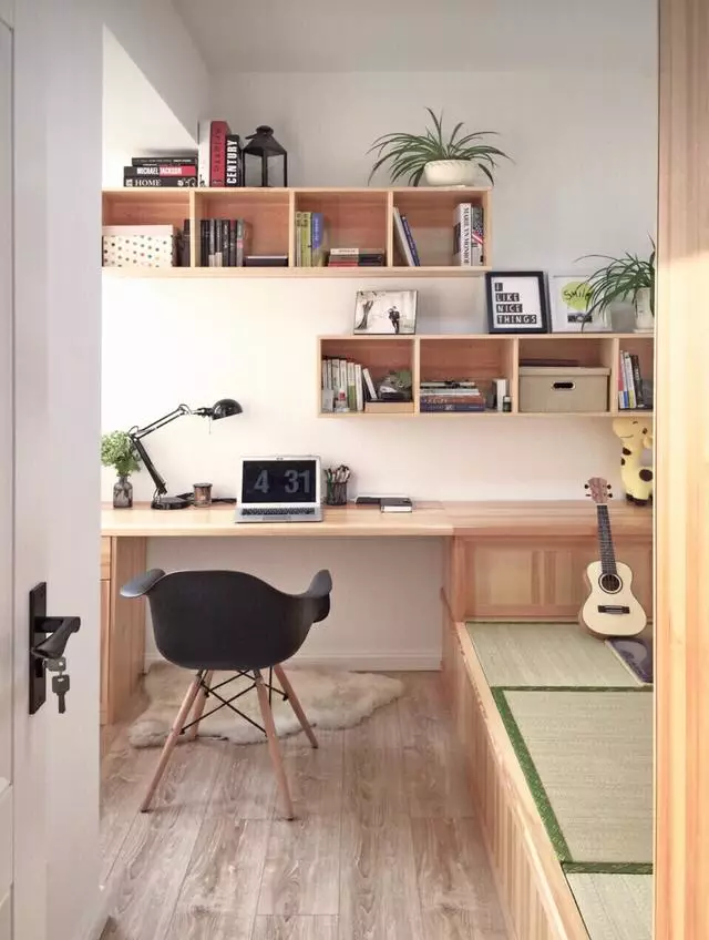 76平北欧风小户型婚房，混搭日式风，好看又实用！