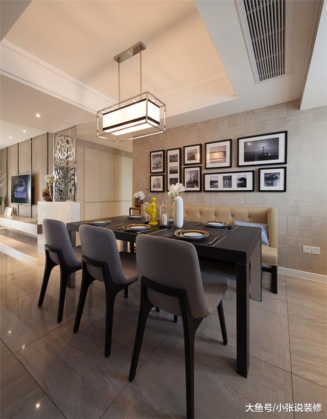 唐山和顺园三居116平混搭风格装修案例效果