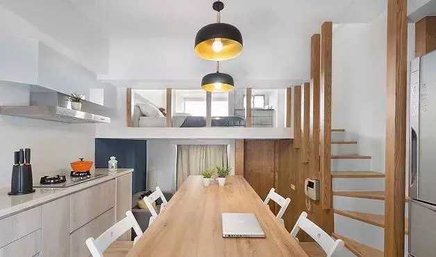 30平米loft公寓装修完工，媳妇说拿豪宅来都不换！