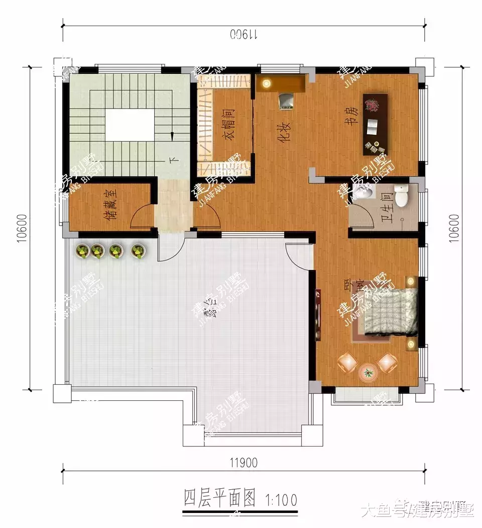 户型通透的四层农村别墅，主体40多万建，心目中理想的家