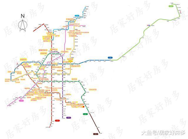 一张图, 看明白长春地铁房