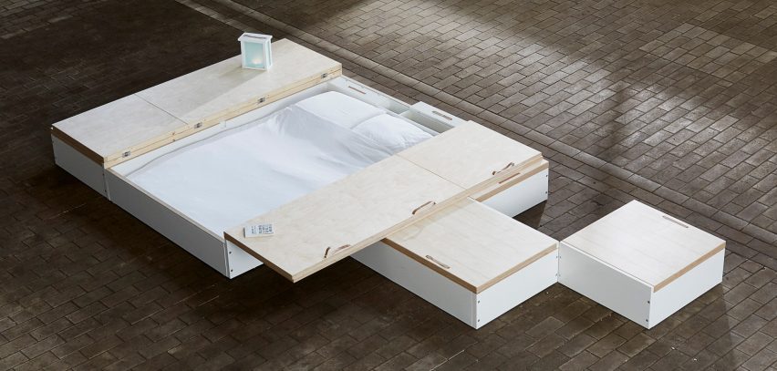 更多地板微型生活存储解决方案将家具隐藏在地板下方