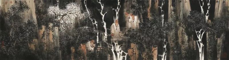 华梦艺术馆热烈祝贺“游心太玄——鞠占圃中国画作品展”隆重开展