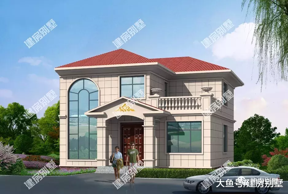 3栋宽11米的两层自建房，第一栋复式配落地窗，第三栋23万建