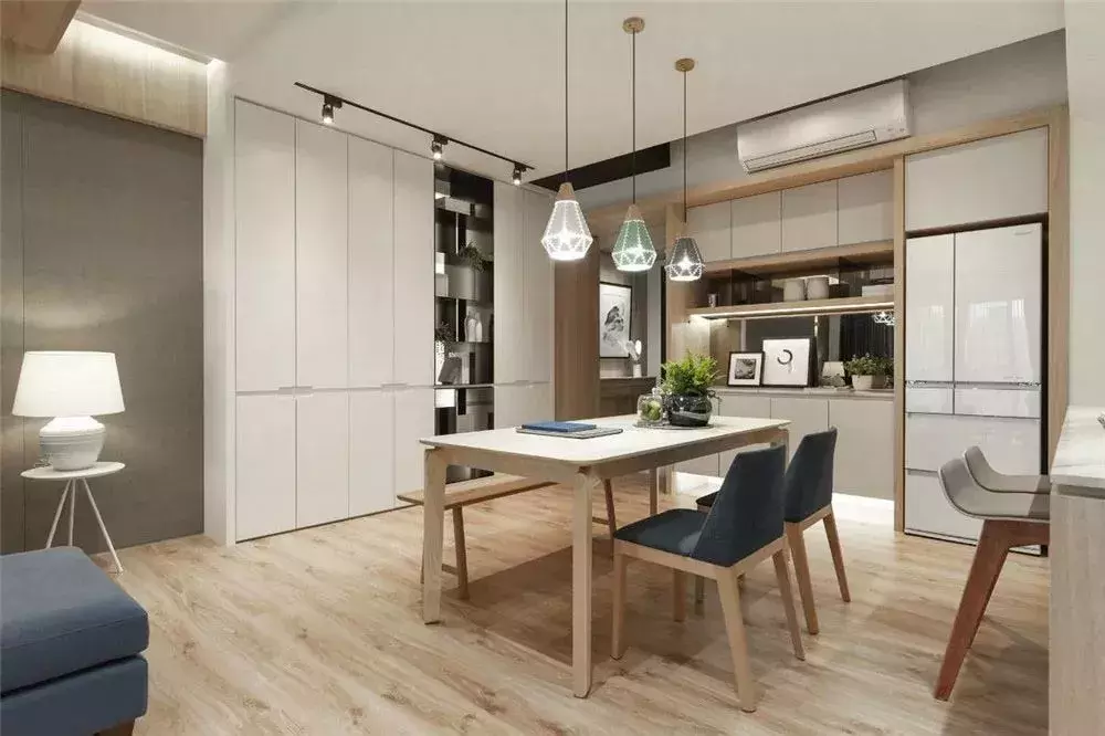 小户型餐厅要把餐边柜给做好, 展示与收纳两不误