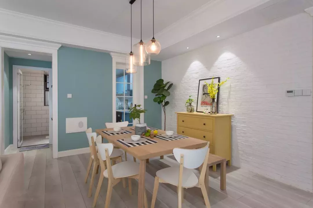 西安裝修：3室北歐風清新案例，沒做吊頂，但效果值得參考