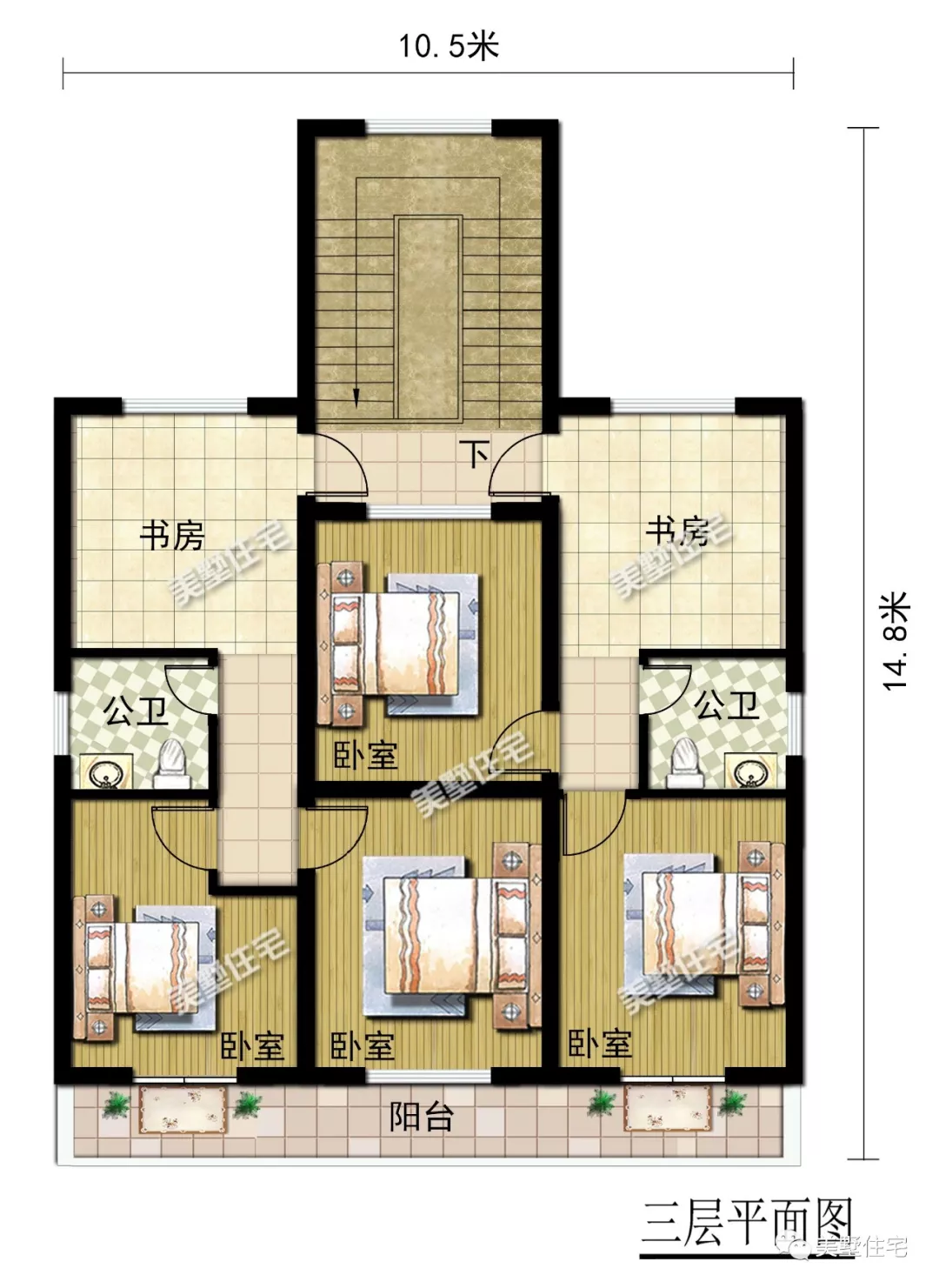兄弟建房就选这款双拼别墅，厨房另建，主体每家20万超划算