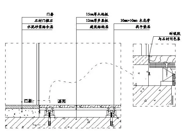 精装修工程细部节点构造施工示意图