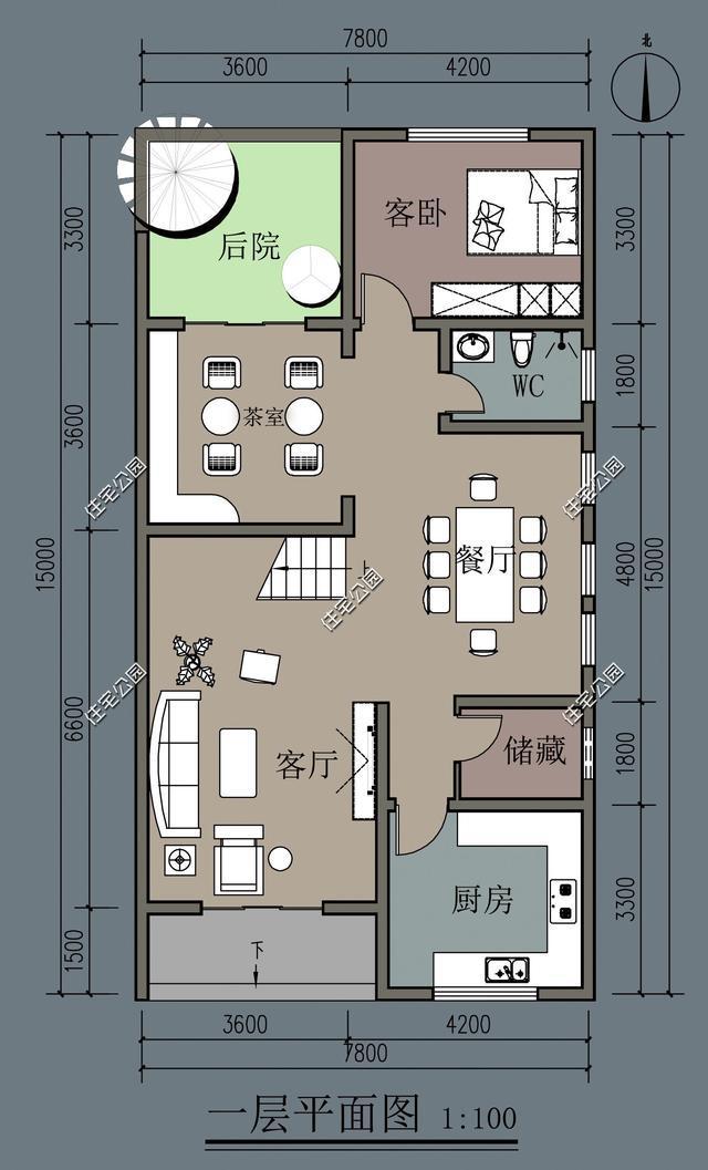 同样都是农村自建房, 为啥别人家的7米面宽, 布局就比你家的好