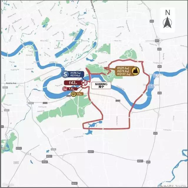 2019“环广西”各赛段路线图来了