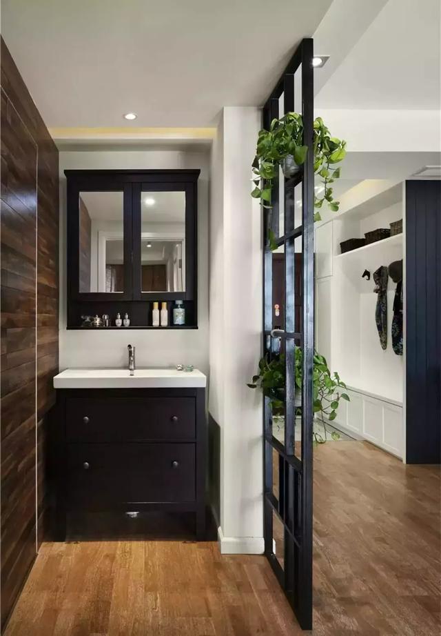 洗手台这样装，实用又大方