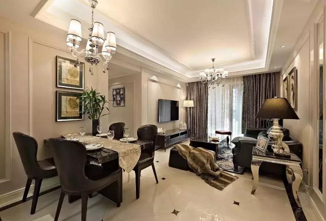 客餐厅地面铺砖，边线要怎么做才好看？