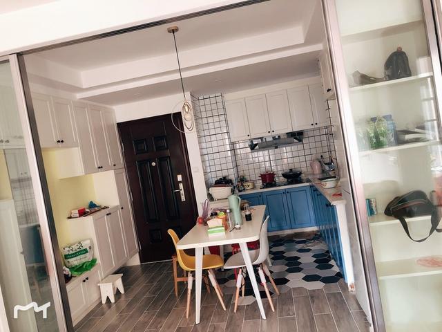 马卡龙色彩的北欧, 6米长的大壁柜被朋友说太傻, 完工后效果杠杠