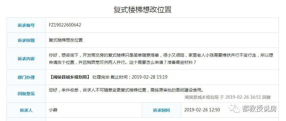 买复式楼可以改变楼梯位吗？规划部门官方答复来了