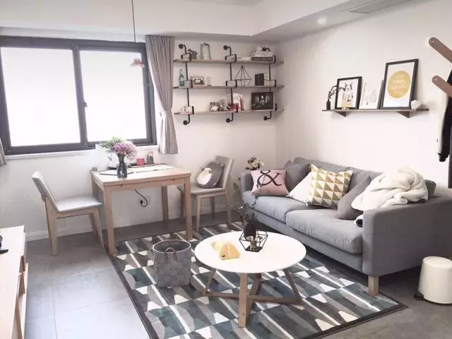 76平北欧风小户型婚房，混搭日式风，好看又实用！