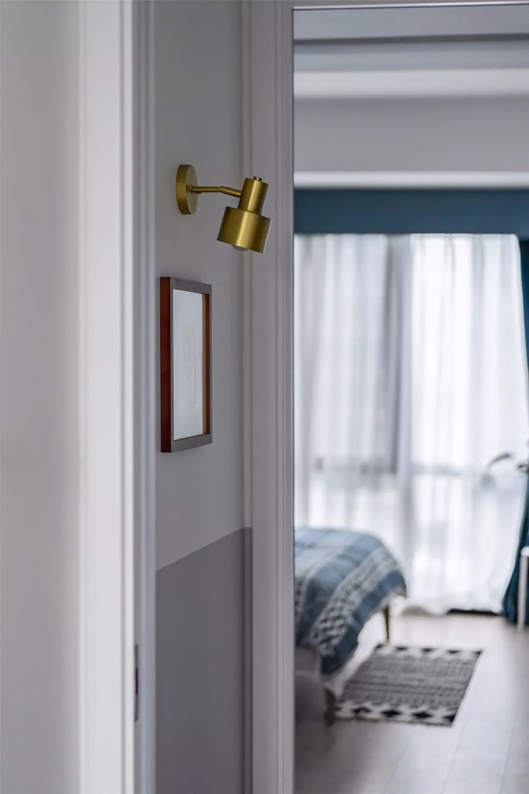 105㎡现代简约，低饱和度的色调，淡雅舒适的家