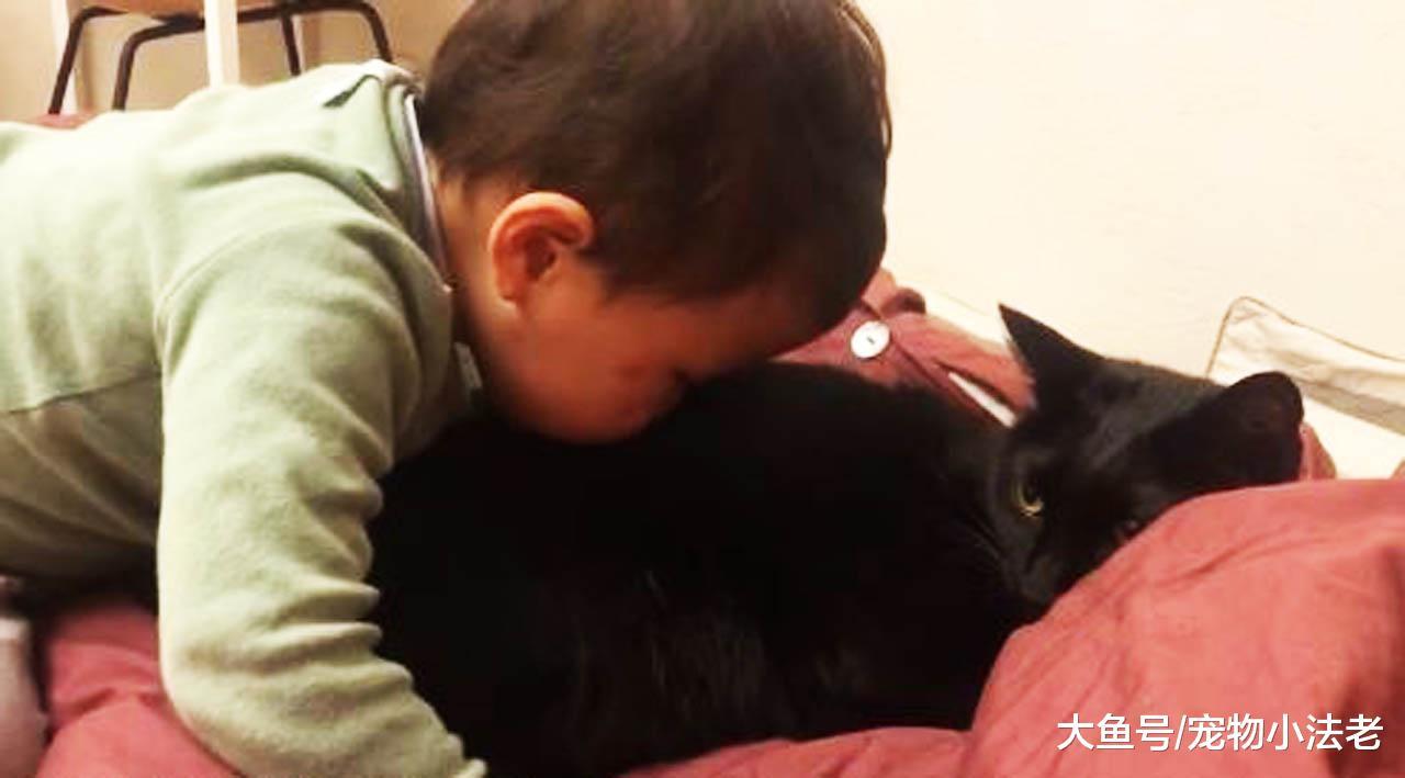 天生“貓癮”小寶寶，每天要連續吸30分鐘，吸完總會露出滿足神情