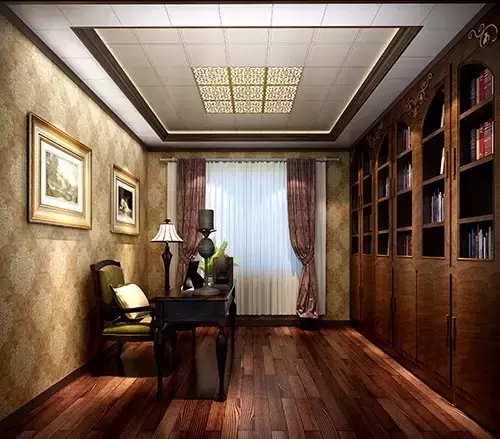 新中式書房軟裝設計