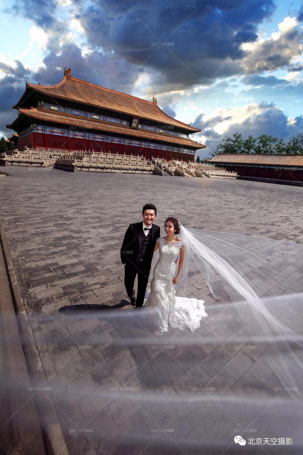 什么样的婚纱照拍摄技巧才能驾驭得了中国的古建筑-太庙