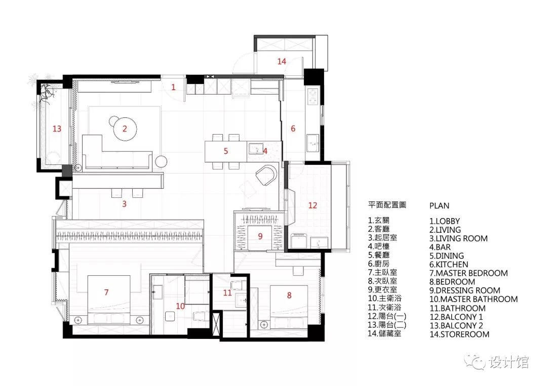 132㎡现代风，优雅舒适，华丽端庄