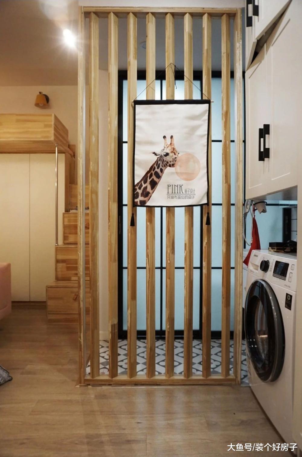 90后小姐姐爆改39㎡单身公寓, 衣柜里藏客卧, 亲戚朋友再也不用睡沙发了!