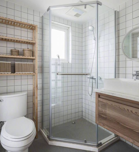 舅舅乔迁请吃饭, 走到浴室却被惊艳了! 天, 太高档了, 给大家晒晒