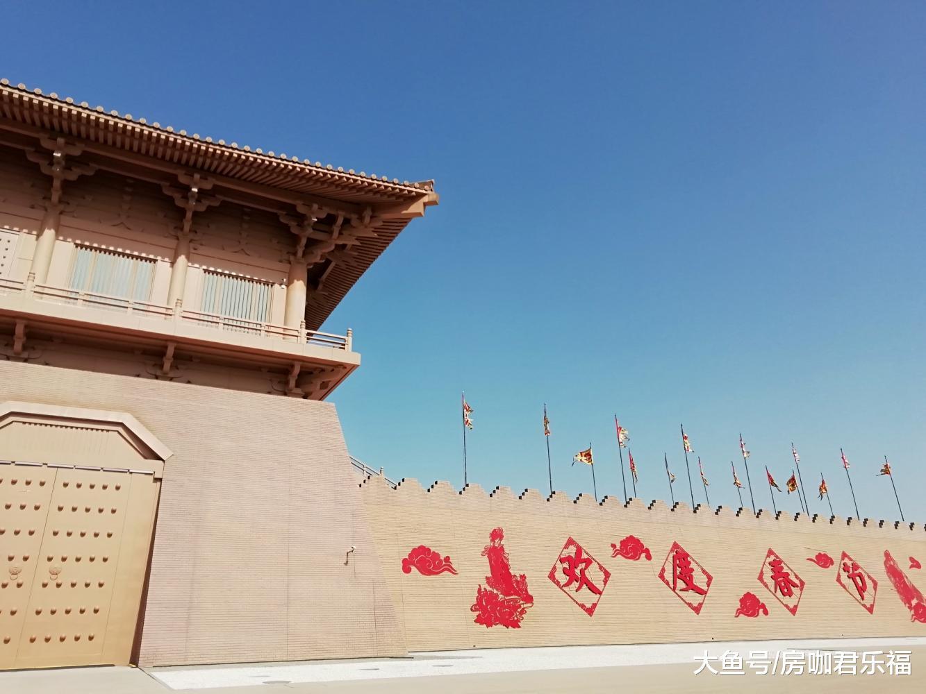 西安大明宮國家遺址公園丹鳳門廣場：西安年最中國現場實拍