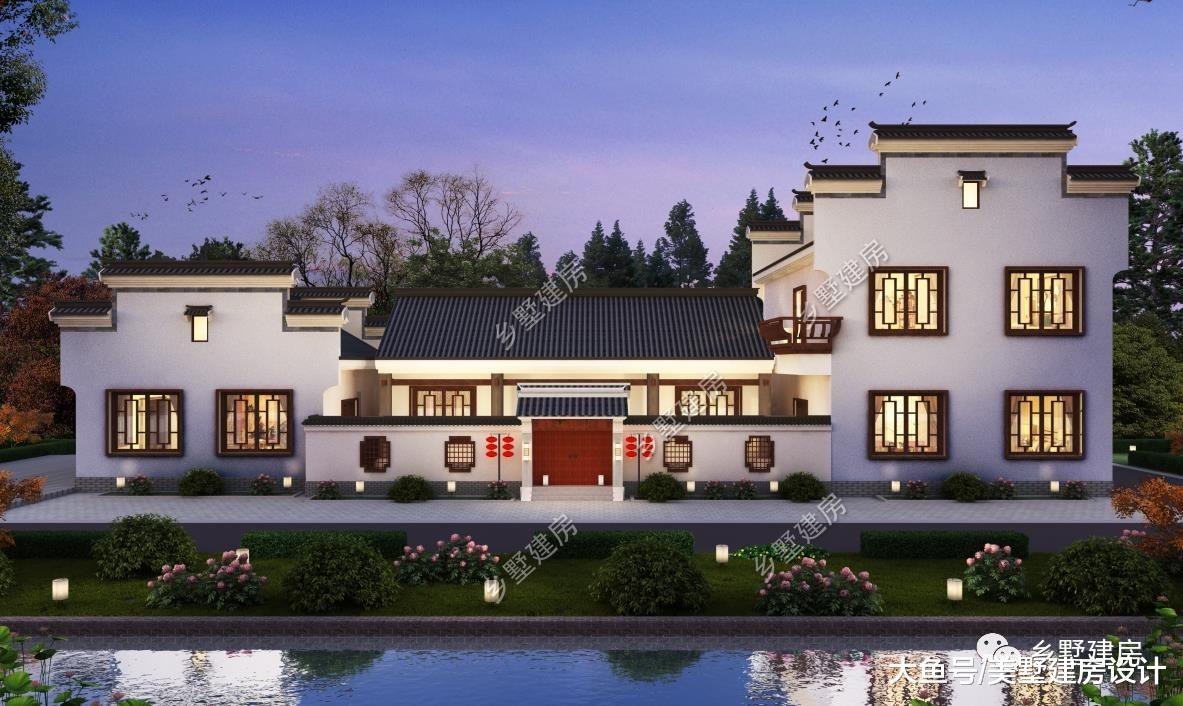 带书院的农村四合院别墅，你见过吗？家住商用两不误！