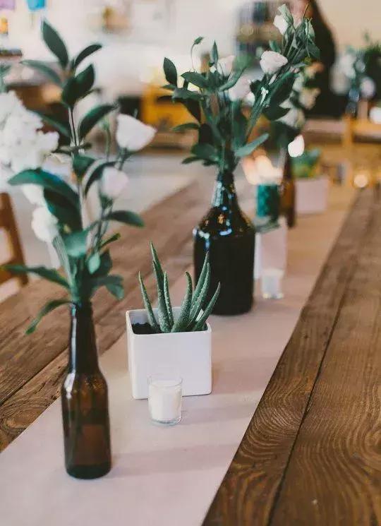 老公往花盆倒了点酒，叶子立马变绿，花儿都长疯了！