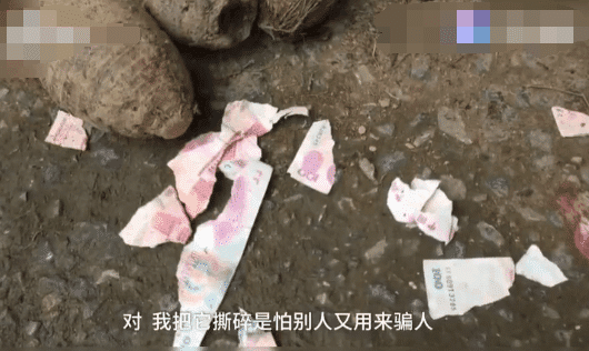老奶奶擺地攤賣菜，收一張百元假鈔后，做出的舉動讓人心酸不已