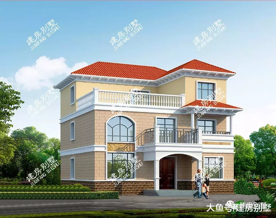 开间12米的两栋三层自建房，30万左右就能建其中一栋