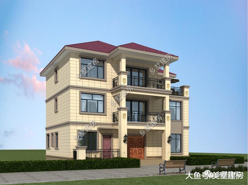 13x9米三层欧式别墅，和父母一起住，共享天伦之乐！