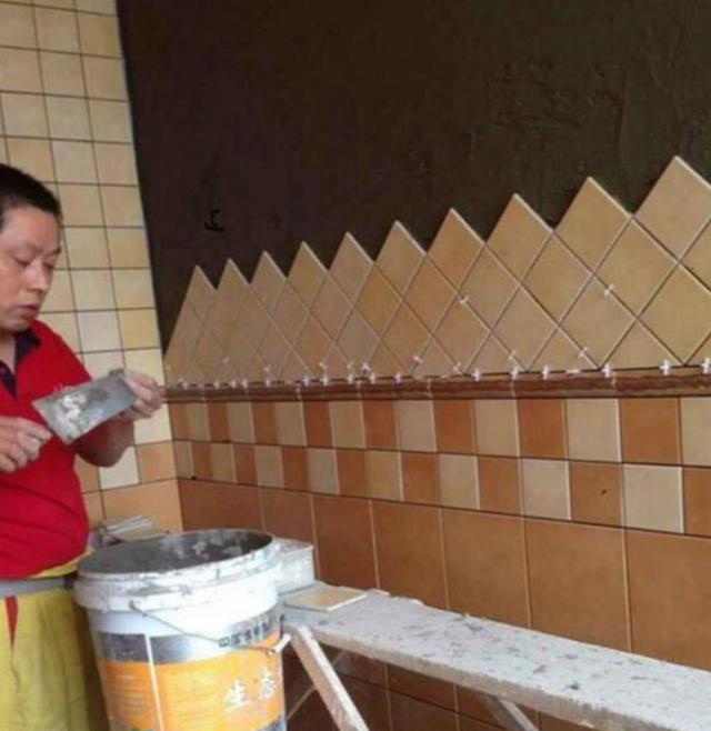 瓷砖斜铺这么好看，为啥很多人都不选？老师傅：报价和工期受不了