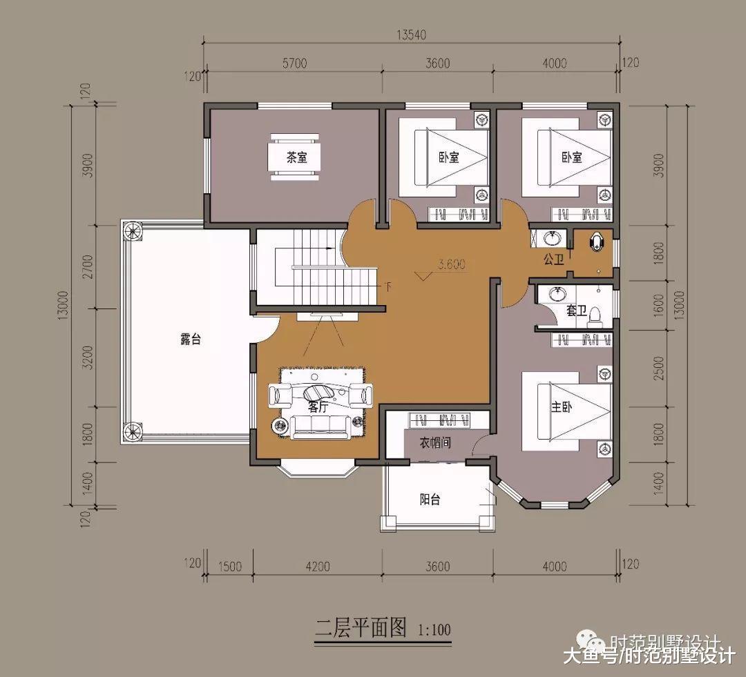 带车库的13x15米二层欧式别墅, 6室3厅, 适不适合你家?
