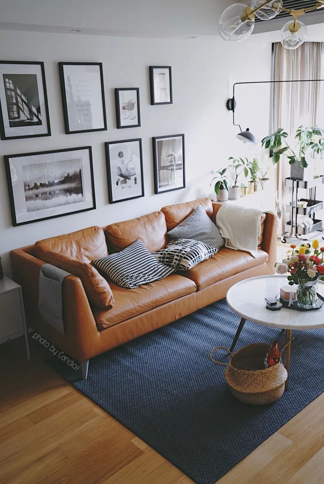摆上驼色沙发，客厅都美开了花！
