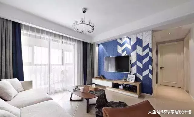 搬進新家了，96㎡北歐三居，電視墻簡單設計誰見都夸！