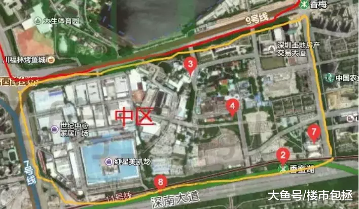 突发！香蜜湖3家店5月份搬离！金融街最新规划图曝光