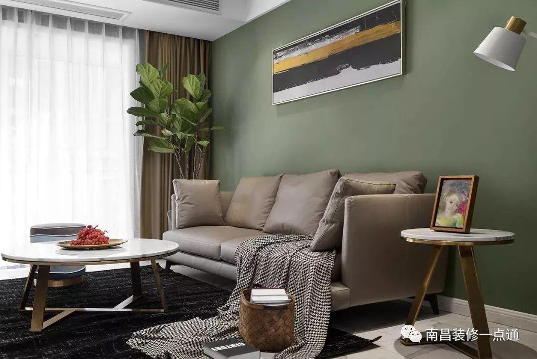 107平三房两卫的房子怎么装？高级灰和草原绿超有森林系的美感
