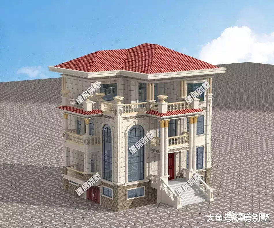 在老家建一栋豪华的别墅，带地下室，整个村子因它而出名