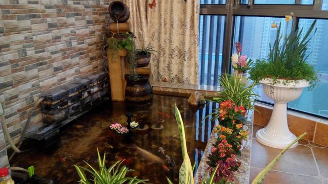 朋友晒阳台上鱼池设计，朋友圈都沸腾了，老公回家后吵着要改！