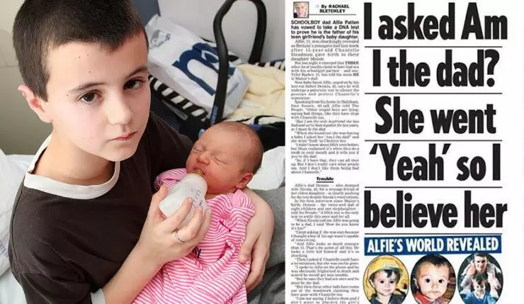 英国男孩13岁喜当爹发现被绿，10年后成无业混混，酗酒砸车