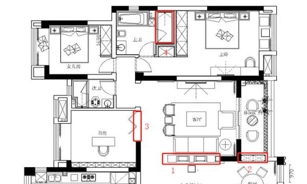 可能是我年龄大了，越来越喜欢“新中式”，朋友家140㎡真好看