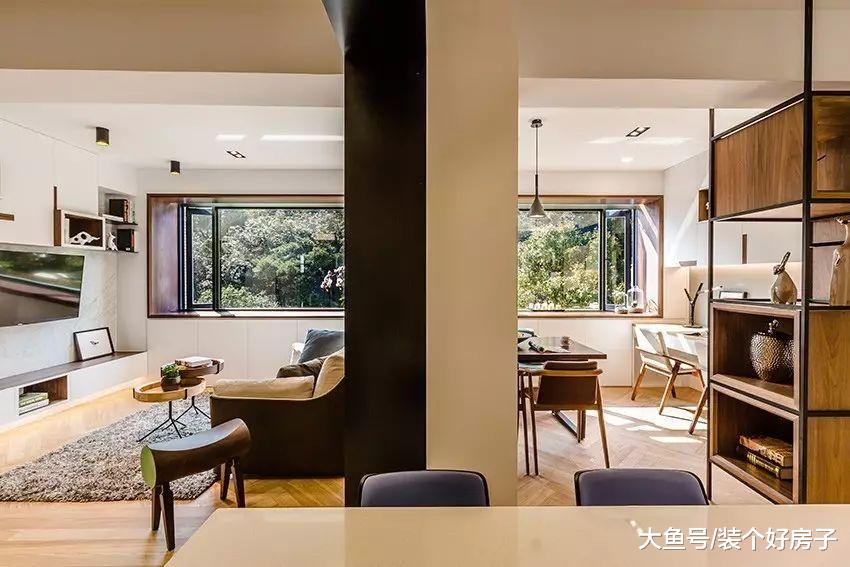 爆改82㎡治愈系老屋，收纳、地漏、玻璃墙，每处细节都为爸妈考虑到了