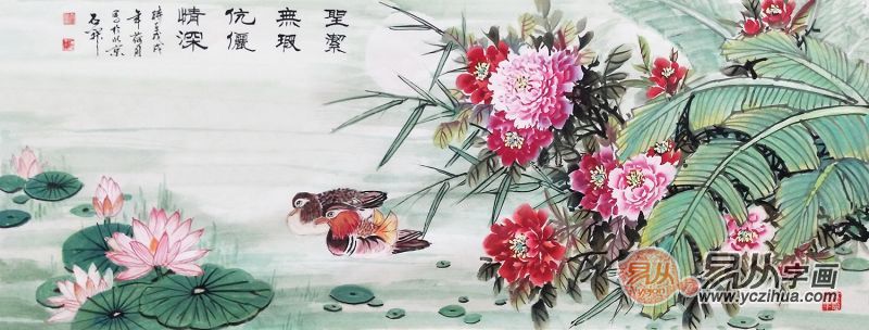 卧室挂什画好 首选寓意吉祥的花鸟挂画
