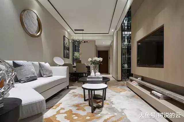 98平现代简约风格，质感墙，打造轻奢小家