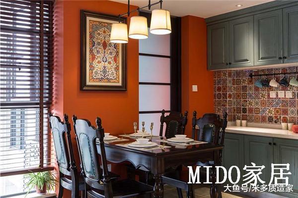 米多家居135㎡混搭风格装修, 东情西韵, 两种腔调造异域风采