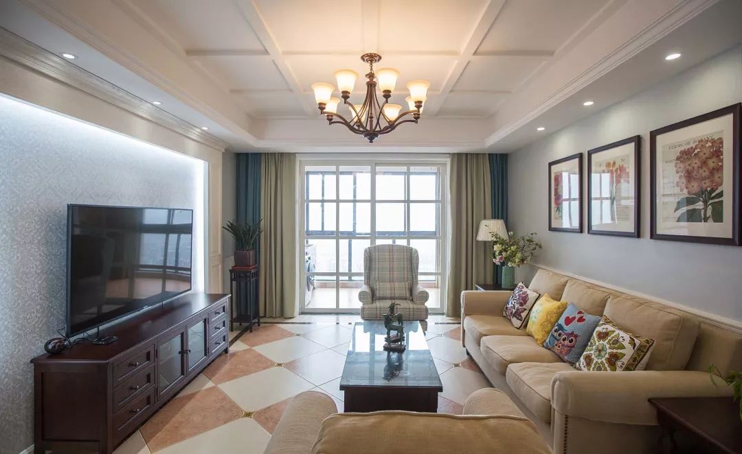 120㎡现代美式，成熟的优雅，华丽端庄有气质