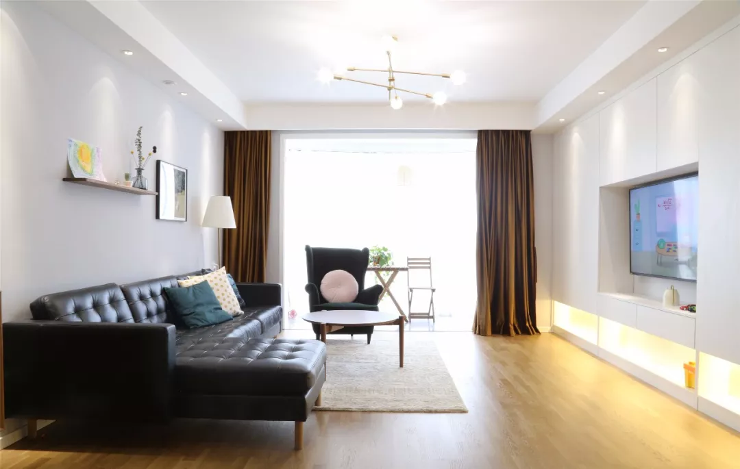 115平的现代北欧风三居室，轻松而又闲适的小窝