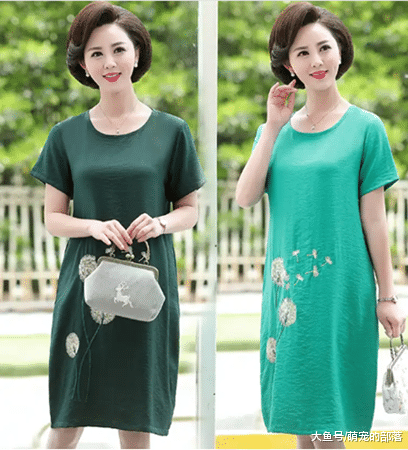 40岁的女人从不穿妈妈装，就穿这3款典雅连衣裙，遮肉时尚还不贵