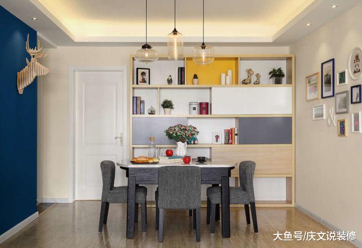 蓝色的调调，让家里有一种清新，安静之美